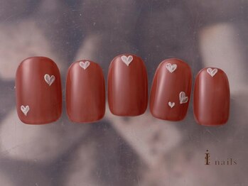 アイネイルズ 吉祥寺店(I nails)/ちぐはぐハート韓国ネイル