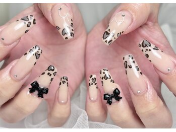 トラストネイル 佐野店(TRUST Nail)/レオパードネイル
