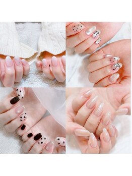 エクラン(ecrin)の写真/大人女性の心を掴む上品なデザインが豊富♪爪の形に合わせた施術で、フォルムも美しい指先に…