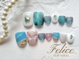 マーメイド/ターコイズ/アシメ