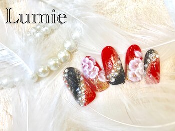 ルミエ(Lumie)/成人式和柄ネイル☆ ¥10800