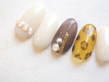 ヴィラファボリエ 白金台(Villa Favorie)/ヒョウ柄ネイル