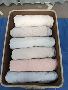 コリコリとるとる 天童店/ピローシート各種ご用意。