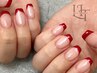 【HAND】ベースちゅるんカラー10色限定☆フレンチコース¥7,500→¥7,000