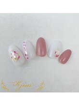ケージュール(Kjour)/シンプルピンクネイル