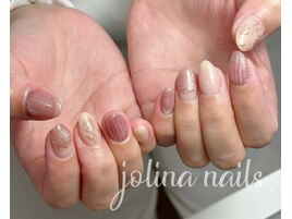 春ネイル　持ち込みデザイン