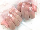 春フラワーネイル