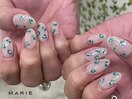4)7000円 フラワーネイル　0508c