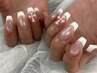 【tomoka施術ハンド】french nail（clear base）
