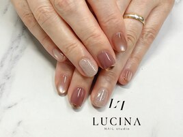 c-378 大人可愛い秋色ネイル