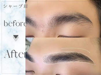 眉毛/メンズアイブロウサロンIVY大宮【眉毛専門】/美眉&アイブロウスタイリング