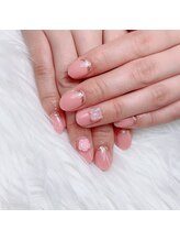 アートネイル ギャラリー(Art nail Gallery)/大人可愛い華やかネイル