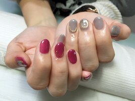 大人を演出☆アシメnail