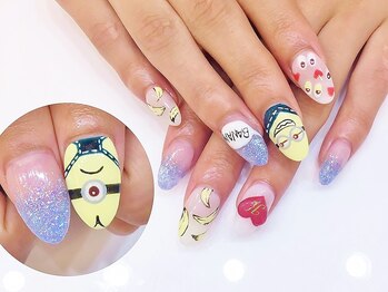 ネイルコレクション ピンク(Nail Collection Pink)/長出ジェル付放+キャラ追加