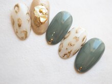 ヴィラファボリエ 白金台(Villa Favorie)/大人ヒョウ柄ネイル