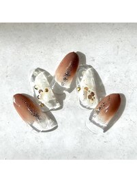 ブラウングラデネイル