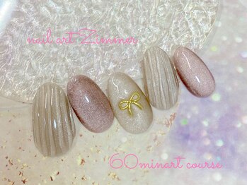 ネイルアート ジマー/60minart/パラジェル/韓国リボン