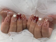 シェルネイル(SHELL NAIL)/ガーリー/ハート/staff:Miyazaki