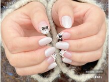 ファストネイル 自由が丘駅前店(FAST NAIL)/*先着順*ドット×リボンネイル