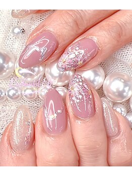 ネイルエルフ(Nail Aelf)/【三郷】フラワーアートネイル