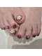 ネイルサロン マリポーサ(Nail Salon MARIPOSA)の写真/【足元まで気を抜かないオシャレ上級者に】手元にネイルが出来ない方にも！ワンカラー・アートもお任せ◎