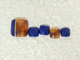 フットマーブルネイル