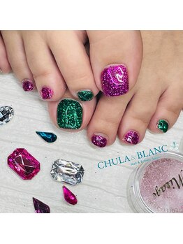 チュラブラン(CHULA&BLANC)/FOOT★ぎらぎらワンカラー