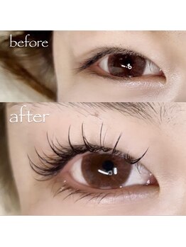 イクアイラッシュ(iku eyelash)/LEDワンホン+下ケラチンパーマ