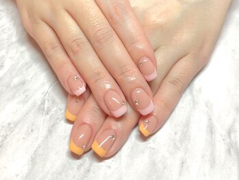 ネイルサロンブリス(nail salon Bliss)/☆ちぐはぐフレンチネイル☆