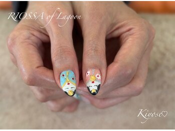 リオッサ オブ ラグーン(RIOSSA of Lagoon)/お雛様ネイル