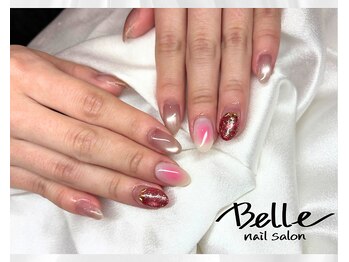 ベル(Belle)/ガラスマグ 逆フレンチ チーク