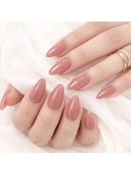 nail.S東花園店 ワンカラー/パラジェルネイル/マグネット/フィルイン/長さだし/フット/ワンカラーネイル/桜ネイル