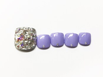 エトワール 中川中島店(Etoile)/ストーン埋め尽くしフットネイル