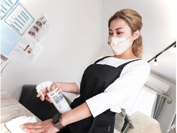 まつげとまゆげ/コロナ対策