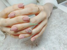 フランセス(Frances)/ラメフレンチ×ストーン