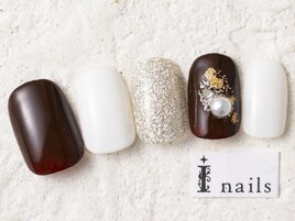 シンプルボルドーパール