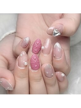 モモ(Momo)/マググラ×ニットネイル