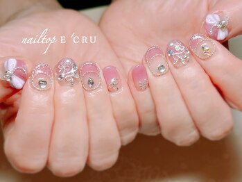 ネイルトップエクル(nail top E CRU)/オーダーリボン