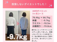 代々木八幡なごみ整骨 整体院/40代ダイエット実績（痩身整体）