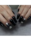 黒ネイル
