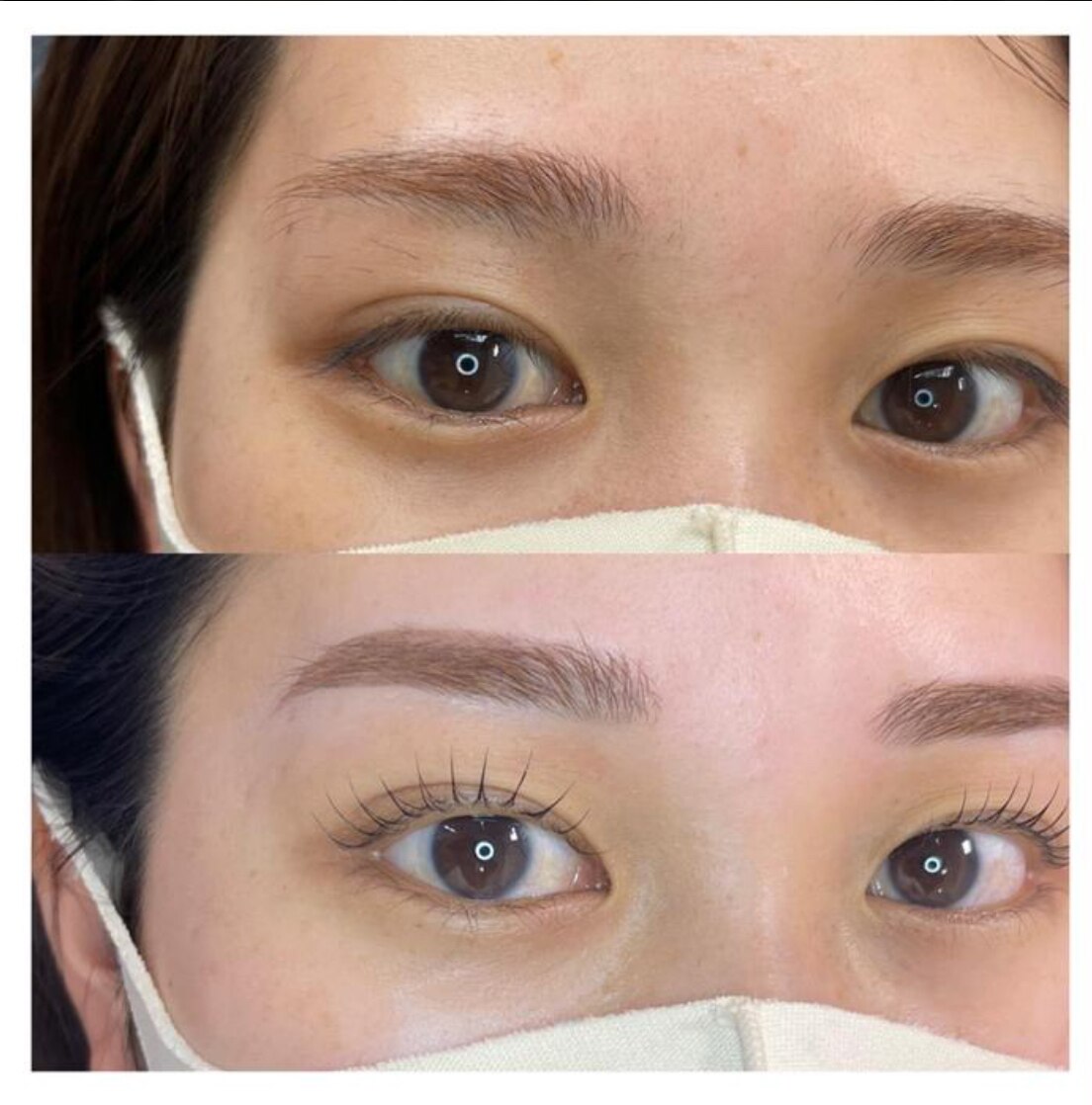 【大人可愛いのまつ毛・眉美人】質改善まつ毛パーマ＋美眉パーマ＋WAX