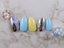 ショコ アンド ラム(Syoko&Lum)/☆パステルフラワーネイル☆