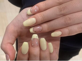 アングゥ ウル(ungu ul)/パステルイエロー/フレンチ