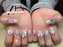ゼン ネイル デザイン 池袋(ZEN NAIL DESIGN)/ * 長 さだしやり放題×つけ放題