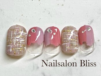 ネイルサロンブリス(nail salon Bliss)/定額シンプルアートコース¥5500