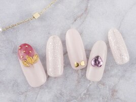 イチゴ×ハートラブリーネイル