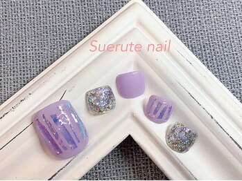スエルテ ネイルサロン 北千住店/オーロラキャンディネイル ¥9000