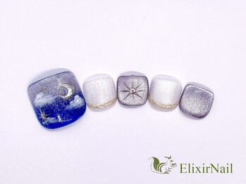 エリクサーネイル 神田(Elixir Nail)/フットやり放題/クーポン使用