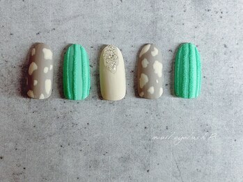 アール(R)/春のボアネイル