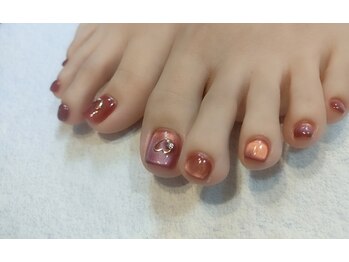 アンドナイン(&9)/フットネイルデザイン